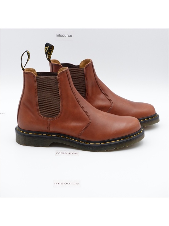 Men\'s Dr. Martens 2976 Pull-On Boots 31002225 Saddle Tan/Carrara